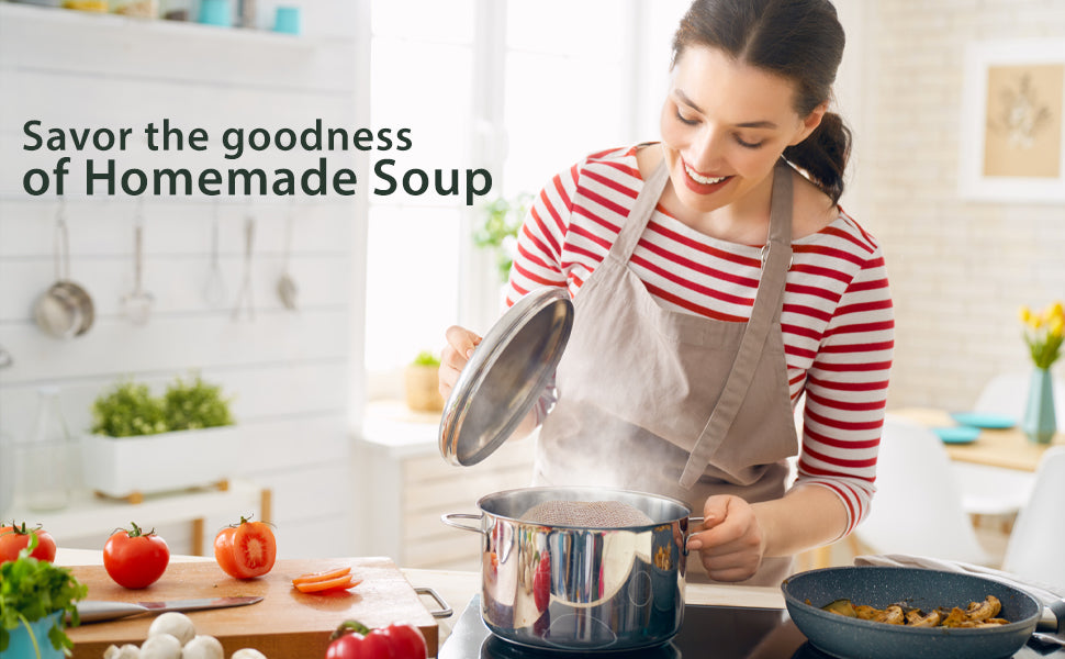 Eselect 24” Soup Socks - Pack of 10, Cooking Bags for Making Flavorful Soup Stock, Broth & Stew, Clam Bags, Steamer & Boiling Bags, Food Storage Bags