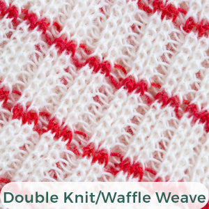 Eselect World's Best Kitchen Dish Cloths - Set of 6 Red Dishcloths for Washing Dishes - Absorbent Poly Cotton Waffle Weave Dish Rags, Made in USA