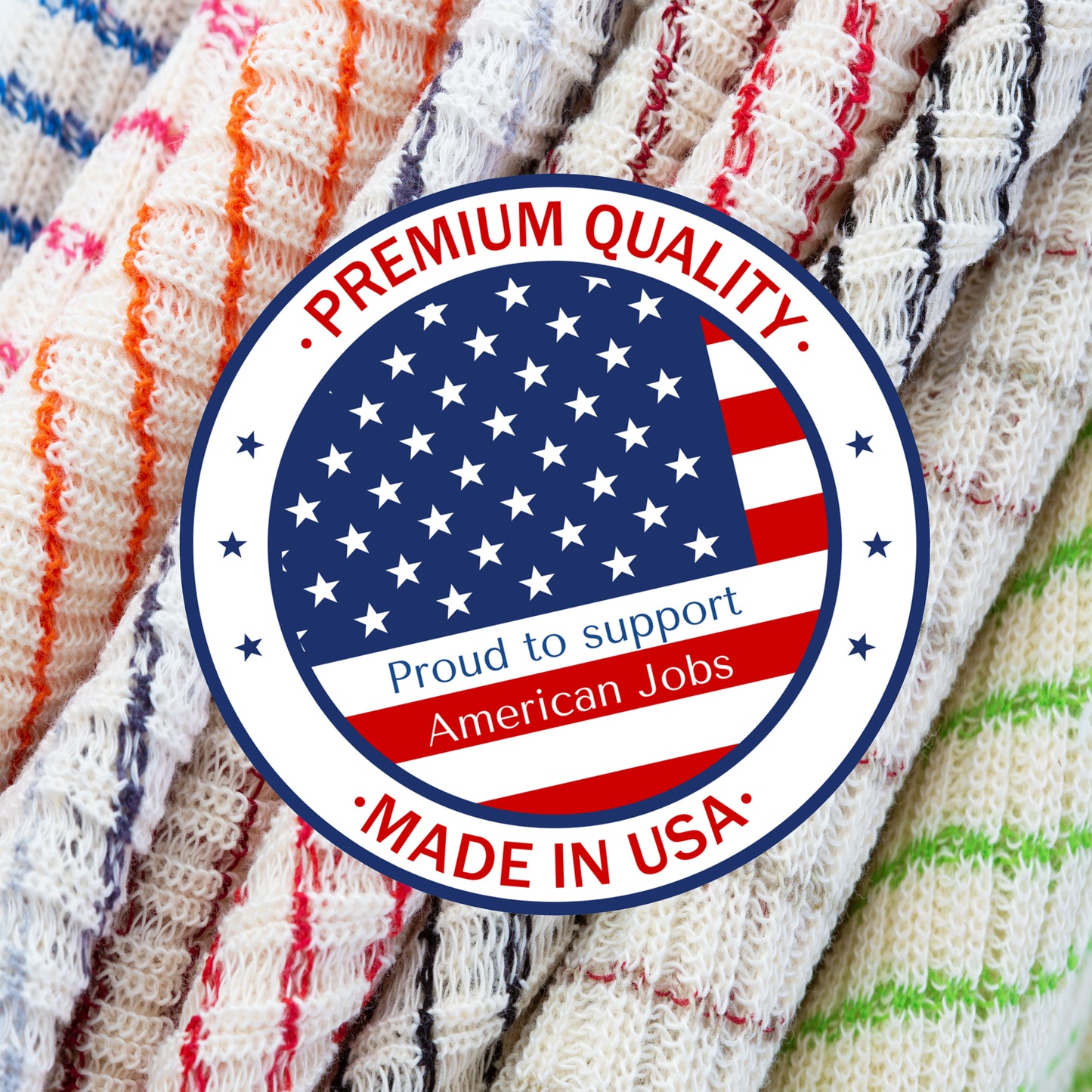 Eselect World's Best Kitchen Dish Cloths - Set of 6 Assorted Dishcloths for Washing Dishes - Absorbent Poly Cotton Waffle Weave Dish Rags, Made in USA